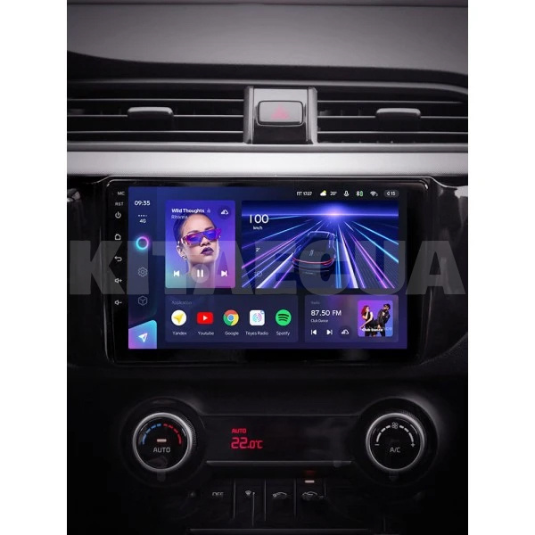 Штатна магнітола CC3 4+32 Gb 9" Kia Rio 4 2016-2019 (A) Teyes (46608) - 2