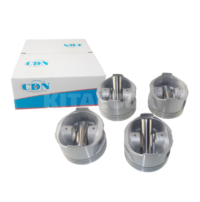 Поршни двигателя +0.25 (с пальцами) 4шт 1.5L CDN на Geely CK2 (E020100106-0.25) - 2