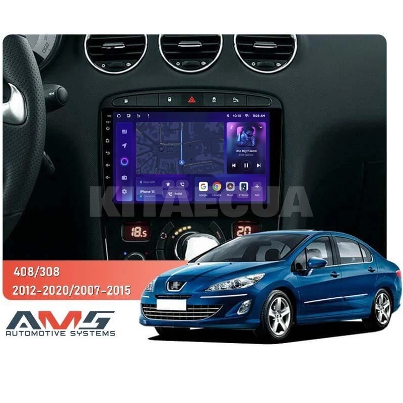 Штатна магнітола MOSS M3 4+32 ГБ 9" Peugeot 408 1 T7 2012-2020 AMS (50619) - 2