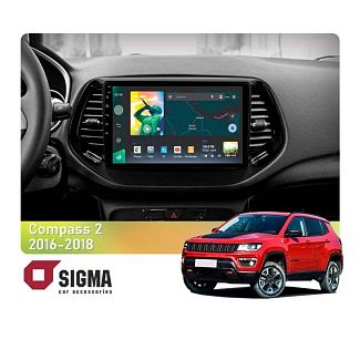 Штатна магнітола X10232 2+32 Gb 10" Jeep Compass 2 MP 2016-2018 SIGMA4car