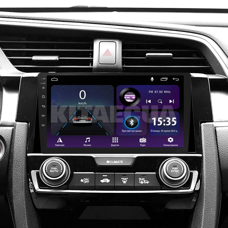Штатна магнітола E9232 2+32 Gb 9" Honda Civic 10 FK 2015-2020 SIGMA4car (41833) - 3