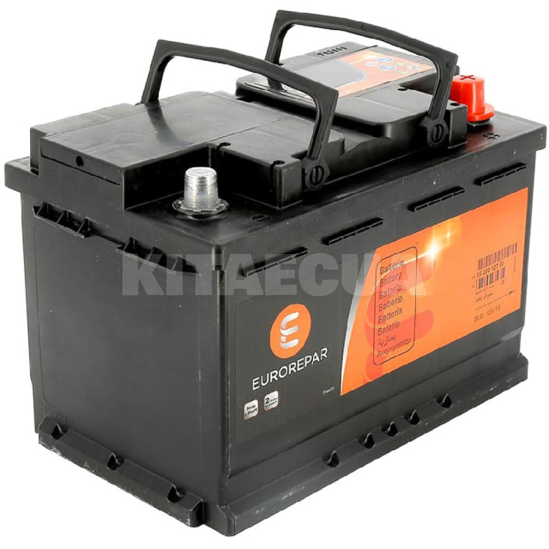 Акумулятор автомобільний 74Ач 680А "+" праворуч EUROREPAR (1648431780)