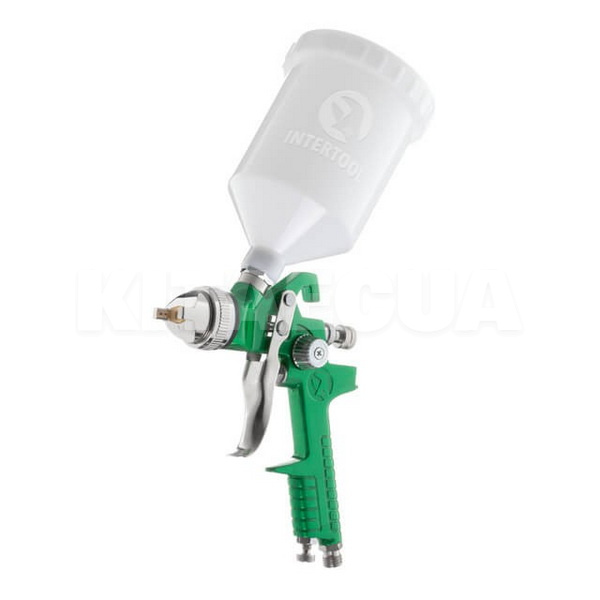 Краскопульт пневматический HVLP 1.4мм 3 бар бачок 600мл Intertool (PT-0118-INTERTOOL)
