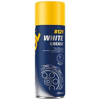 Смазка литиевая универсальная 450мл white grease Mannol