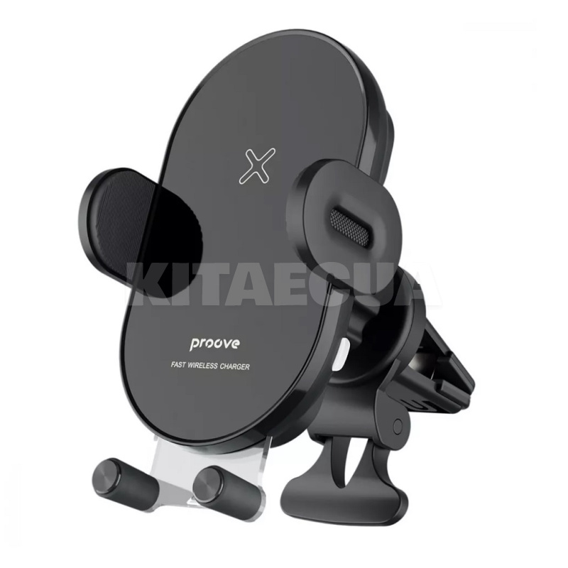 Автомобільний тримач на дефлектор/торпеду Rounded Energy 15W з бездротовою зарядкою PROOVE (479230001)
