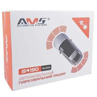 Парктроник S4190 черный на 4 датчика 18.5 мм AMS