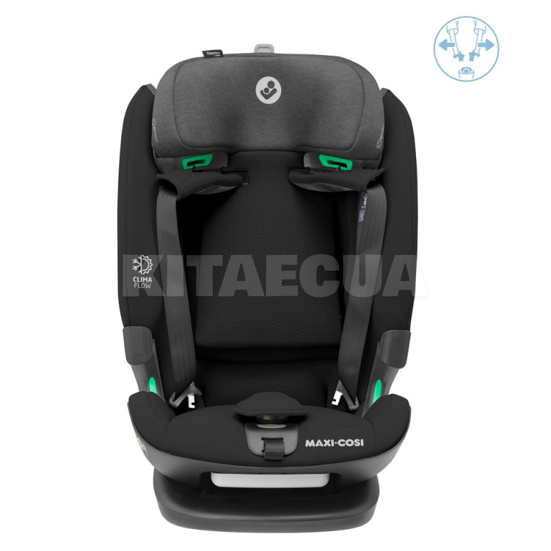 Автокрісло дитяче Titan Pro 2 i-Size 9-36 кг чорне Maxi-Cosi (8618671111) - 5