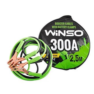 Провода пусковые 300А 2.5м круглая сумка Winso