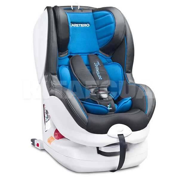 Автокрісло дитяче Defender Isofix Plus Blue 0-18 кг Caretero (131454) - 2