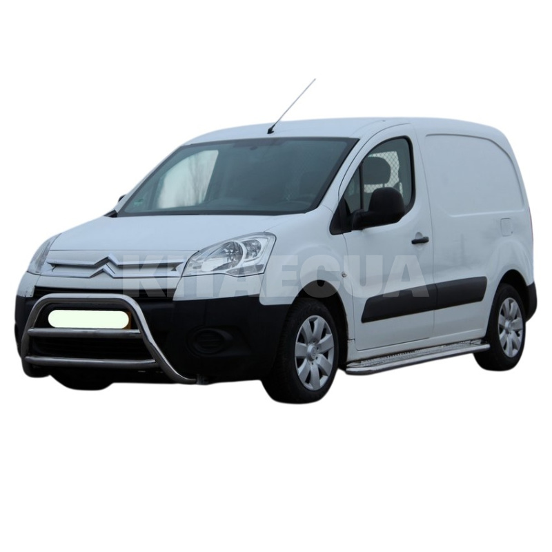 Кенгурятник WT022 Citroen Berlingo 2008-2018 нержавеющая сталь CAN (dd22354) - 3