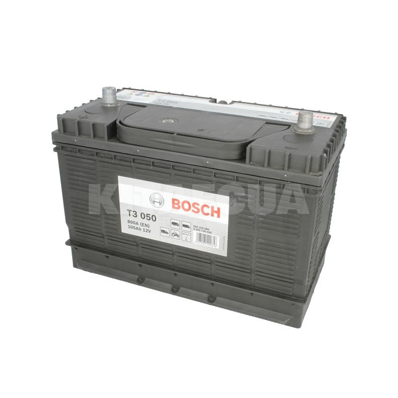 Аккумулятор автомобильный 105Ач 800А "+" слева Bosch (0 092 T30 500)