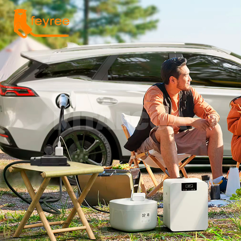 Розрядний кабель (розрядник V2L/V2H/V2G) 3.5 кВт 5м для китайської електромобіля FEYREE (DC-FYGBT) - 4