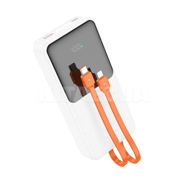 Повербанк Sharp charger 20000mAh 20W білий HOCO (6942007606127)