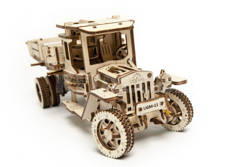 Механічна модель 3D пазл "Вантажівка UGM-11" UGEARS (70015) - 9