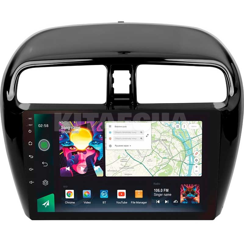 Штатная магнитола PRO 9464 4+64 Gb 9" Mitsubishi Mirage 6 2012-2018 SIGMA4car (39819)