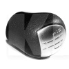 Ручка КПП черно-серая кожзам для Renault Kangoo 1998-2008г ABM (8200568122gr)