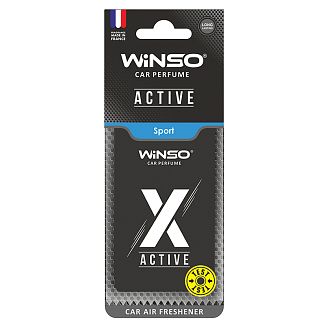 Ароматизатор X Active Sport "спорт" сухой листик Winso