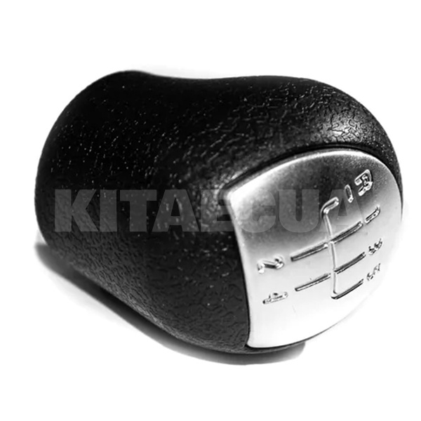 Ручка КПП черно-серая кожзам для Renault Kangoo 1998-2008г ABM (8200568122gr) - 2