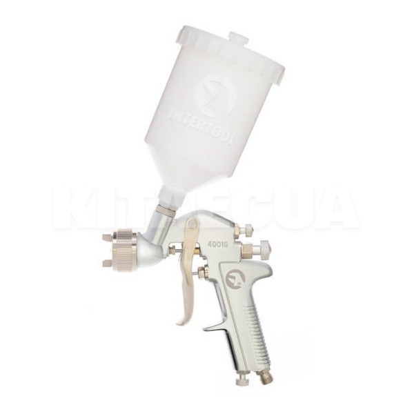 Краскопульт пневматический HP 1.4мм 5 бар бачок 600мл Intertool (PT-0112) - 6