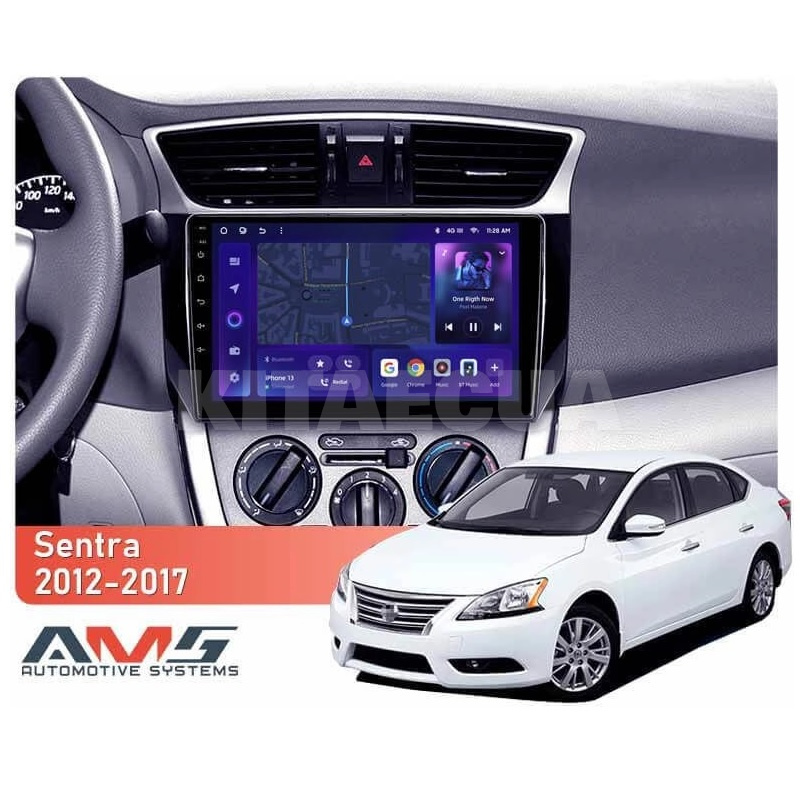 Штатна магнітола MOSS M3 4+32 ГБ 10" Nissan Sentra B17 2012-2017 AMS (50851) - 2