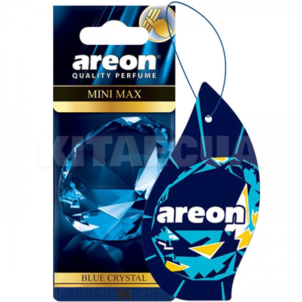 Ароматизатор сухий лист "блакитний кристал" MINI MAX Blue Crystal AREON (AMM04)