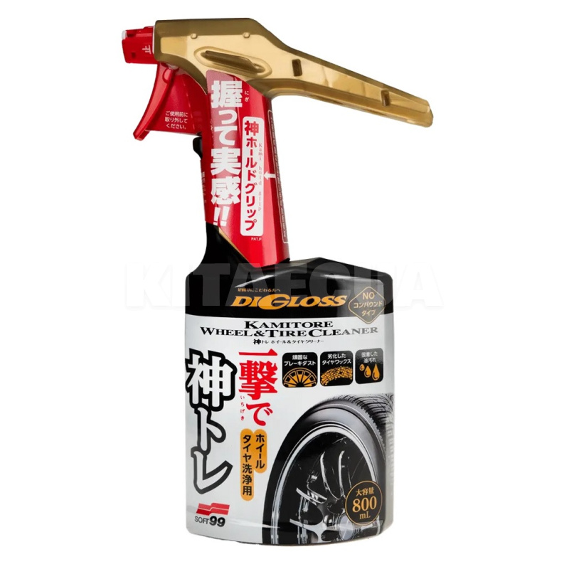 Очищувач шин та дисків DiGloss Kamitoré Wheel & Tire Cleaner 800мол SOFT99 (02098)