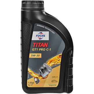 Масло моторное синтетическое 1л 5W-30 TITAN GT1 PRO C-1 FUCHS