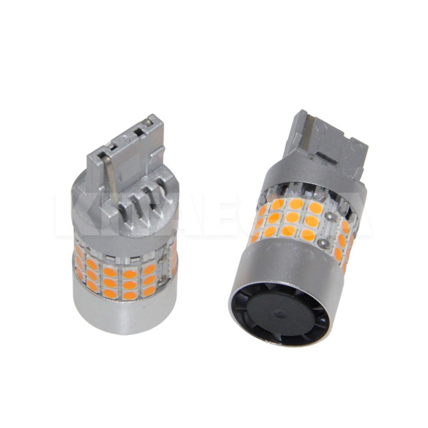 LED лампа для авто 7440 28W amber (комплект) QLine (00-00020561)