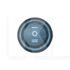 Кнопка врезная в планку 3 контактная чёрная (28000260)