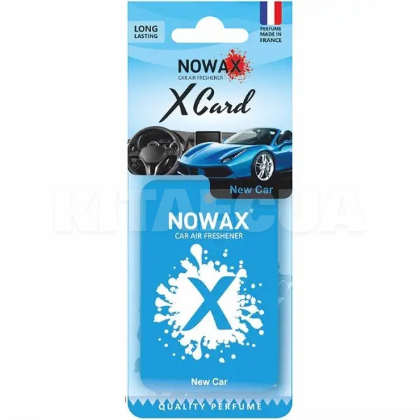 Ароматизатор "нове авто" X CARD New Car NOWAX (NX07534)