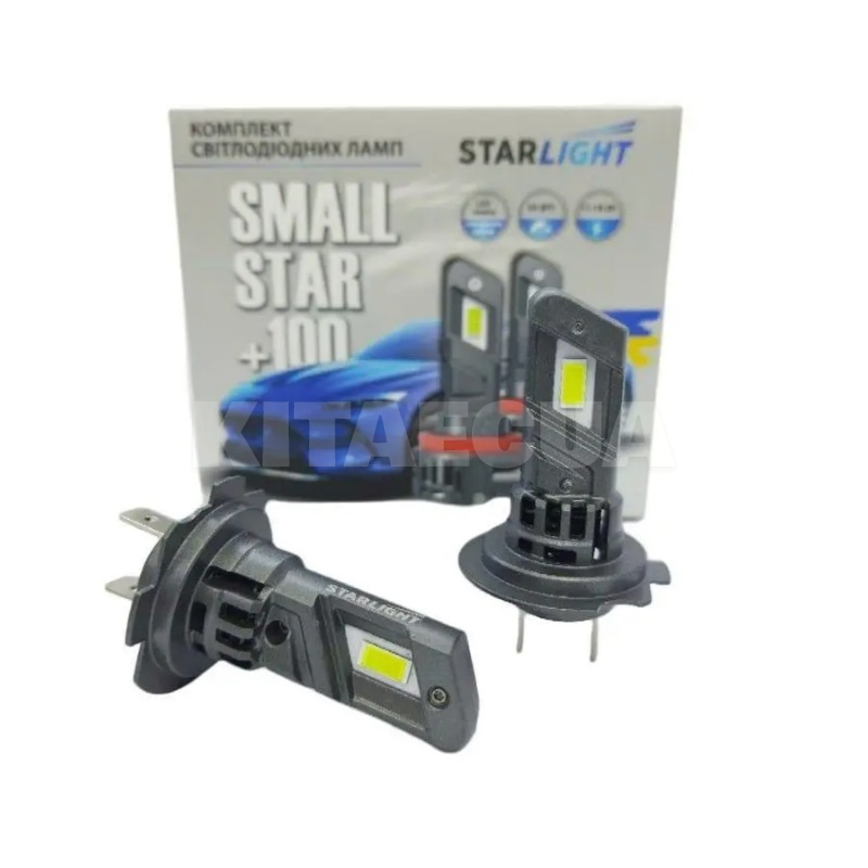 LED лампа для авто SmallStar +100% H7/H18 50W 5500K (компл.) StarLight (SL-SS-H7/H18)