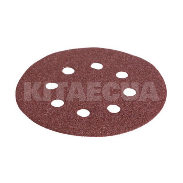 Диск шліфувальний 125 мм P100 8-отворів (компл 5 шт.) Intertool (BT-0586-INTERTOOL) - 2