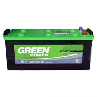 Аккумулятор автомобильный 190Ач 1250А "+" справа Green Power