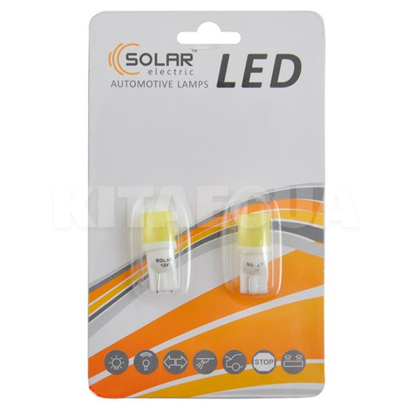 LED лампа для авто W5W T10 Solar (LC343_P)