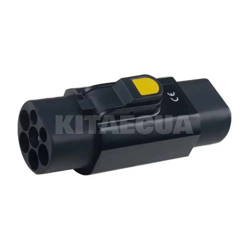 Переходник 7.4 кВт 32А 1-фаза Type 2 (станция) - GB/T AC (европейское авто) с замком (2319)