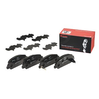 Колодки гальмівні передні BREMBO