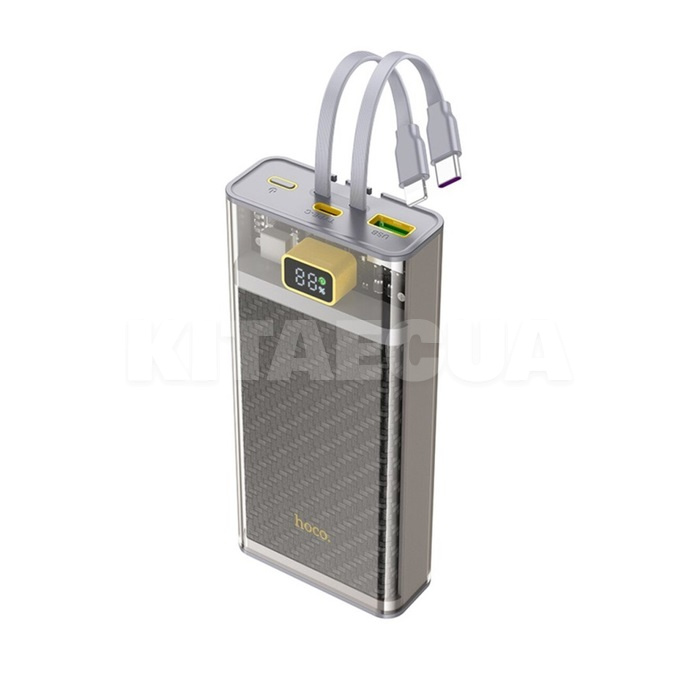 Повербанк Discovery edition 20000mAh 22.5W J104A сірий HOCO (6931474788962) - 5