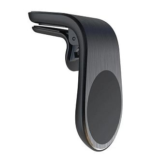 Держатель телефона автомобильный Flat Magnetic Black магнитный на дефлектор XO