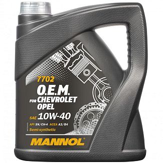 Масло моторное полусинтетическое 4л 10W-40 O.E.M. for/Opel/GM Mannol
