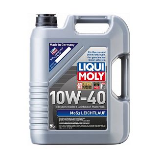 Масло моторное полусинтетическое 5л 10W-40 Mos2 Leichtlauf LIQUI MOLY