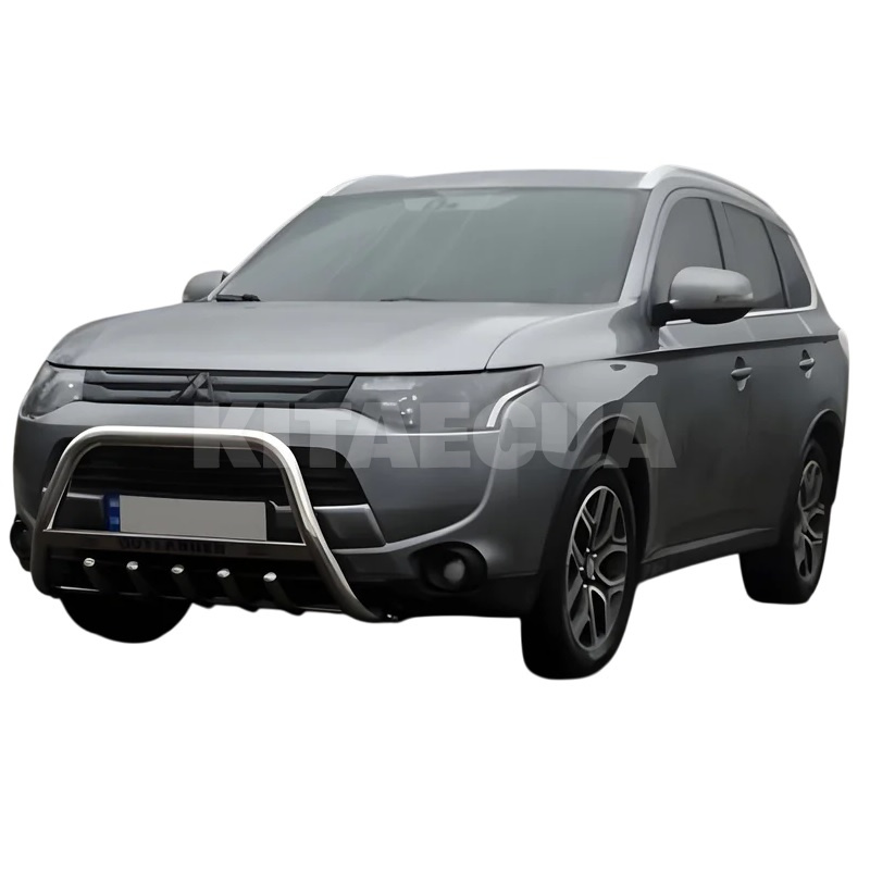 Кенгурятник WT004 Mitsubishi Outlander 2012-2021 нержавеющая сталь CAN (dd17847) - 2