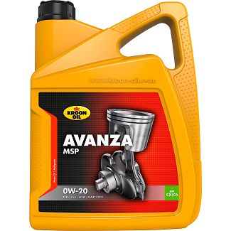 Масло моторное синтетическое 5л 0W-20 Avanza MSP KROON OIL