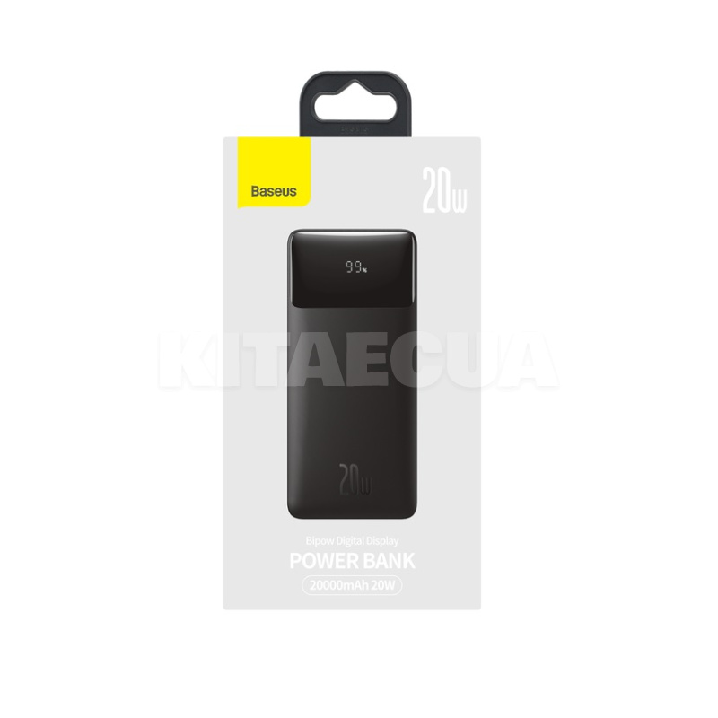 Повербанк Bipow Overseas 20000mAh 20W чорний BASEUS (390200001) - 5