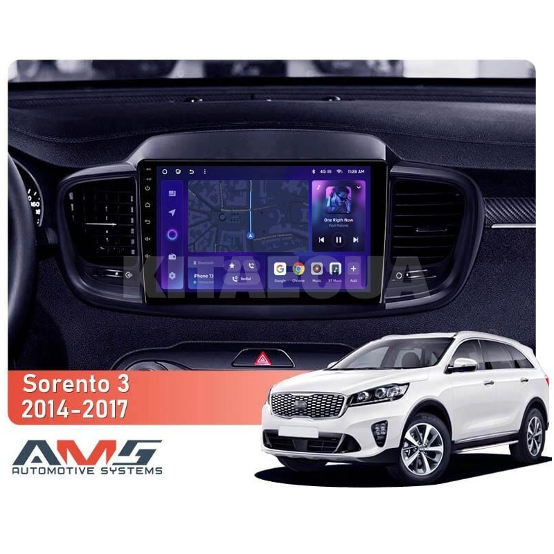 Штатна магнітола MOSS M3 4+32 ГБ 10" Kia Sorento 3 2014-2017 (A) AMS (50830) - 2