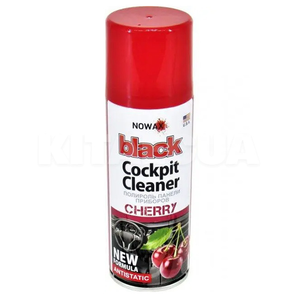 Поліроль для пластику "вишня" 200мл Cherry Black Cockpit Cleaner NOWAX (NX00207)