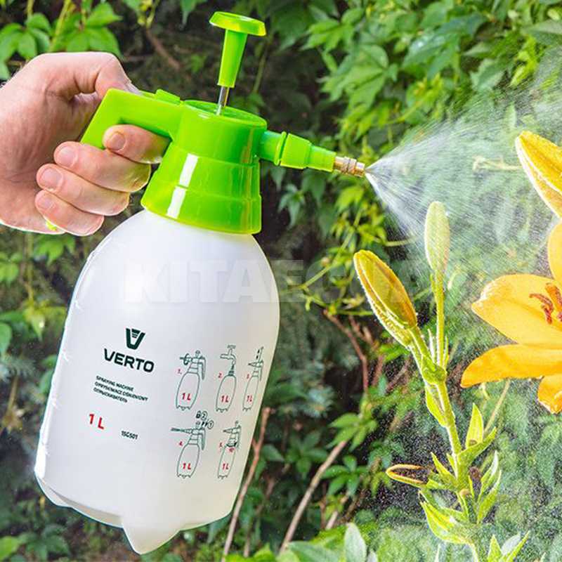 Опрыскиватель садовый механический 1 л VERTO (TP15G501) - 4