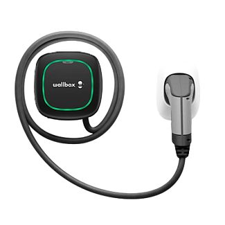 Зарядка для электромобиля Type 22 кВт 32A 1-фаза Pulsar Max черная Wallbox