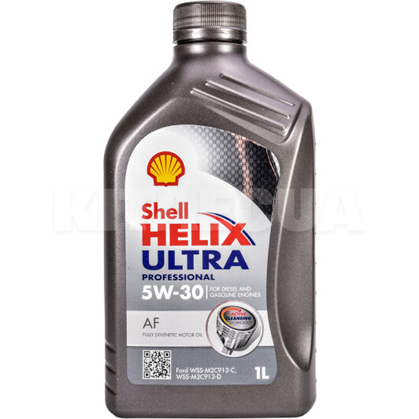 Масло моторное синтетическое 1л 5W-30 Helix Ultra Professional AF SHELL (550040639)