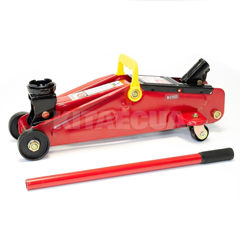 Домкрат гидравлический подкатной 2т (135мм-350мм) с пластиковым кейсом CARLIFE (FJ610P)