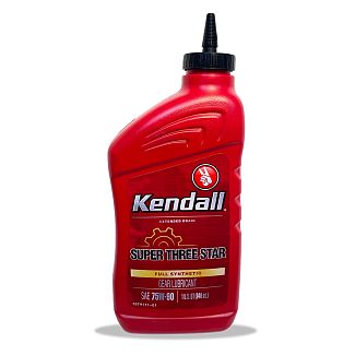 Олія редукторна синтетична 75W-90 956мл Super 3 Star Synthetic Gear Lubricant Kendall